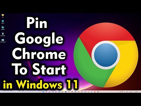 How To Pin Google Chrome To Start in Windows 11 PC or Laptop