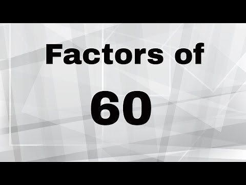 Factors of 60