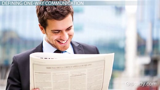 One-Way Communication | Process, Characteristics & Examples