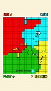 Elemental Weapon Ball Territory War 18 — Fire vs Ice vs Nature vs Lightning