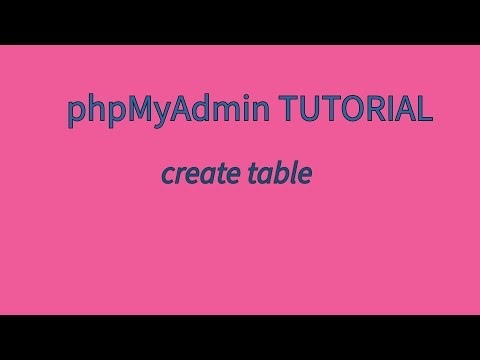How to Make a MySQL Table in Minutes!