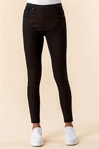 Ultimate Stretch Denim Jegging 29'' in Black - Roman Originals UK