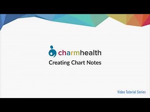 Creating Chart Notes