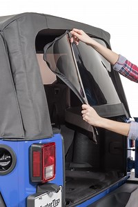 MasterTop  Replacement Rear Window  for 07-18 Jeep Wrangler JK with Original Mopar Soft Top