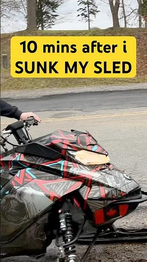 How to SINK Your Snowmobile (and survive it)