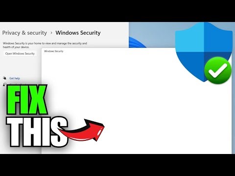 How To Fix Windows Security Blank Screen In Windows 11 (2025)