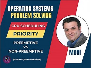 Operating Systems- CPU Scheduling - Priority Algorithm - Preemptive vs Non-Preemptive