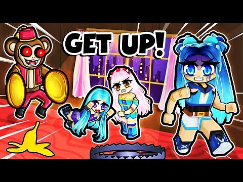 LOCKED in a MANSION with EVIL ROBLOX MONKEY!