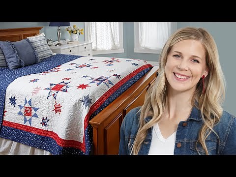How to Make a Confetti Stars Quilt - Free Quilt Tutorial
