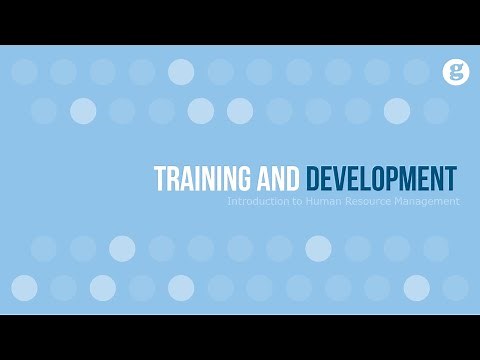 Introduction to Training and Development