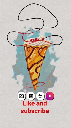 How to draw realistic ice cream 🍨🍦.