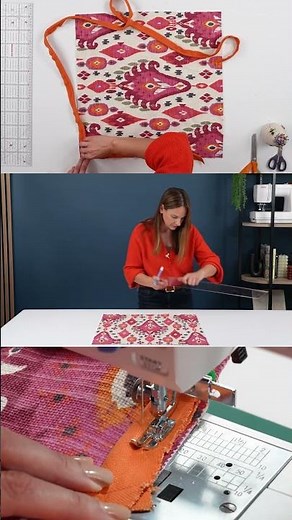 Learn the secrets of piped cushion making 🪡