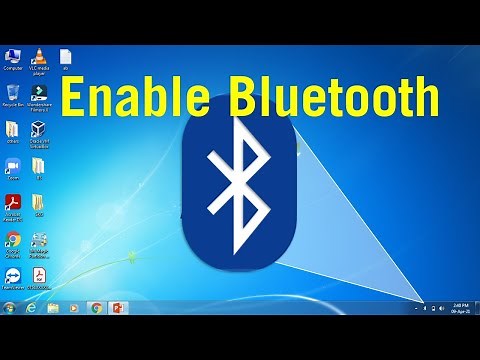 How to enable bluetooth on windows 7
