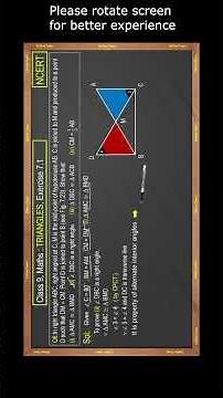 Q8_ii Ex 7.1 Triangles | Class 9 Maths NCERT | Triangles Chapter Full Solution.