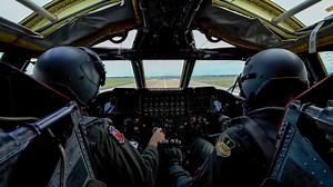 1.1M views · 10K reactions | This airplane has been in service for almost 70 years - B-52H Cockpit View Take-Off | Frontline Diary | Facebook