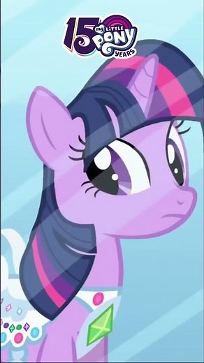 Twilight Sparkle Meets Rarity! 💎🤍 15 Years of Friendship is Magic! 🎉 #MLP #FIM #Shorts