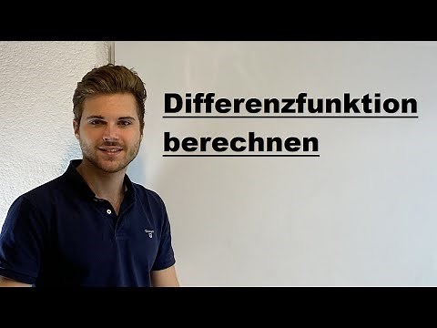 Differenzfunktion berechnen | Verständlich erklärt