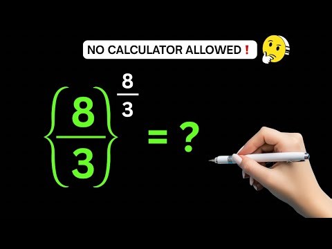 Can You Simplify without Calculator❓| Math Olympiad Trick | How to Simplify Exponential Expression?