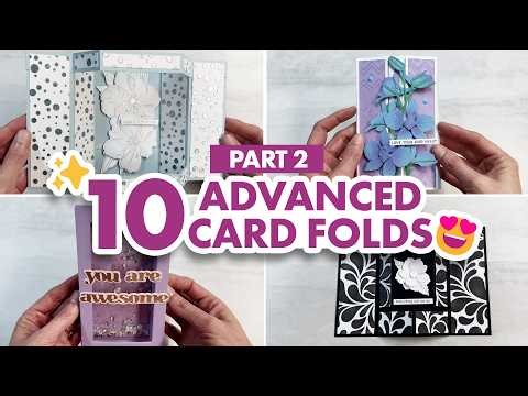 Learn Advanced Card Folds (Easy Tutorial with Sizes & Envelopes!)