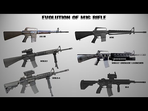 Evolution Of M16 Rifle (1957- today)