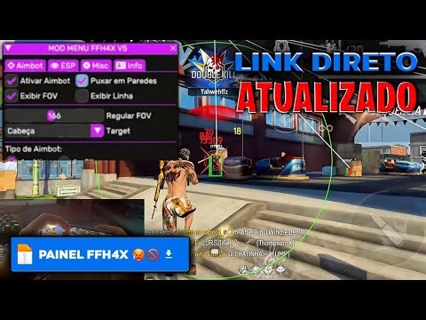 UPDATED! 😱 FFH4X MOD MENU INJECTOR FOR THE NEW FREE FIRE UPDATE - FREE ANTI-BAN 😱!!