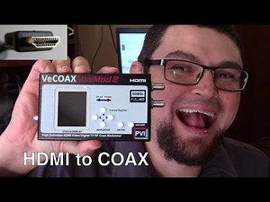 HDMI TO COAX CABLE - ATSC QAM RF MODULATOR - VECOAX MINIMOD-2