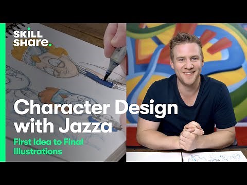 Jazza's Character Design Class: From Idea to Illustration | Skillshare Trailer