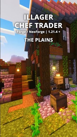 Add a unique Illager Chef to your world with this Minecraft mod