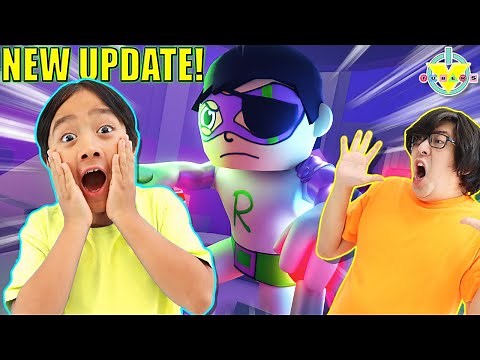 Ryan Vs Dark Titan in Ryan’s World ROBLOX! Let’s Play Roblox Ryan’s World Dark Titan Update