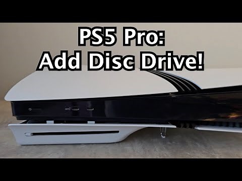 PS5 Pro: How to Install Disc Drive!