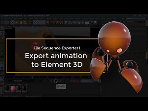 How to export an animation from Cinema 4D to Element 3D
