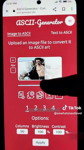 Generate Ascii Art From Your Photo