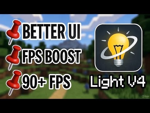 PERFECT FPS BOOST FOR MCPE! 🚀 Get 90+ FPS on ANY Device | Project Light V4 Client