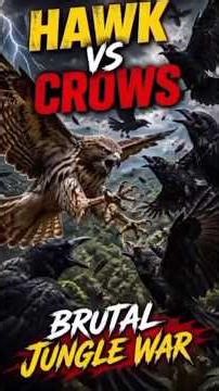 Hawk vs Crows Brutal Fight