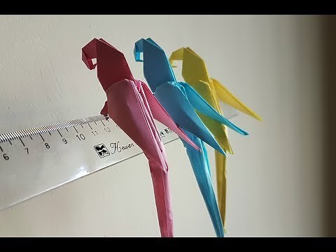Origami PARROT - Origami easy tutorial