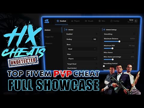 Hx Cheats FiveM Mod Menu [Top PvP Cheat] [Full Showcase]