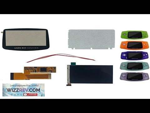 Gameboy Advance IPS V2 Backlight Kit + Trimmed Shell Game Boy GBA