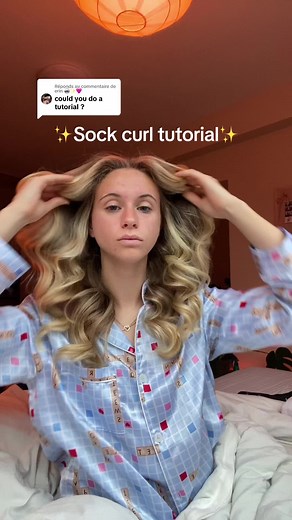 Sock Curls Tutorial: How to Curl Hair Heatless