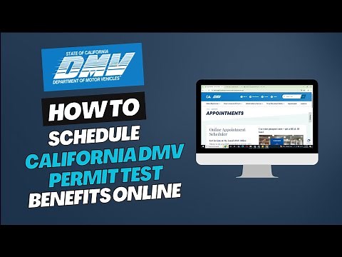 HOW TO SCHEDULE CALIFORNIA DMV PERMIT TEST ONLINE (FULL GUIDE 2026)