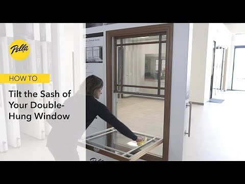 How to Clean Pella Double-Hung Windows