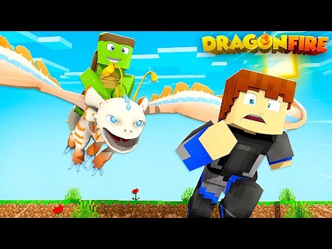 STORM FURY HAS EATEN SCUBA STEVE! - Minecraft DragonFire Official #44