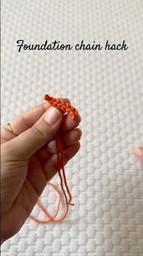 Crochet Tip: Perfect Foundation Chain Every Time 🪄