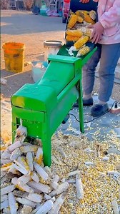 Using a mechanical sheller to efficiently separate corn kernels from the cobs