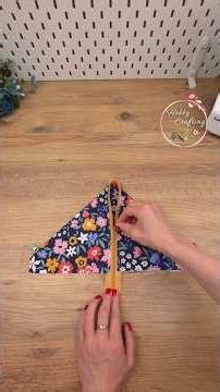 A Simple Pouch Made from a Single Piece of Fabric ✨