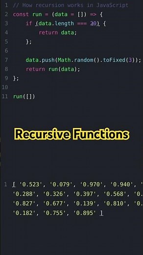 JavaScript recursive function example (How to Understand Recursion)