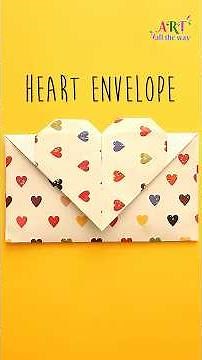 DIY Heart Envelope – Easy Paper Craft Tutorial for Beginners
