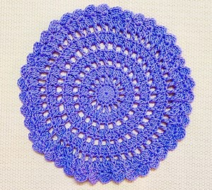 How to Crochet A Round Doily