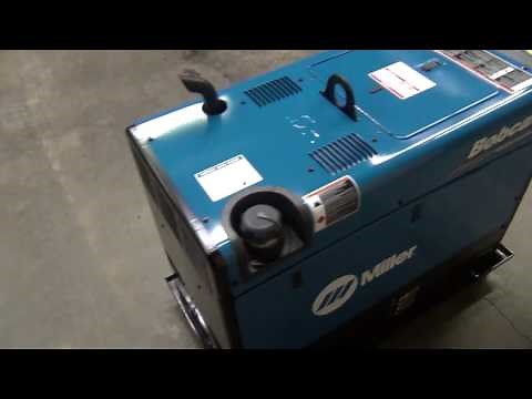 Miller Bobcat 225 welder generator unboxing and first weld