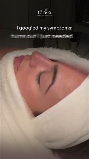I googled my symptoms, turns out I just needed a good facial 🤍