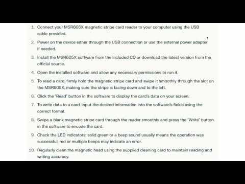 How to use the MSR X6 software Msrx6 write dumps with pin tracks